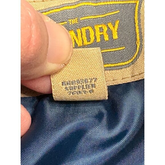 Foundry Women's Plus Size 4XL Quilted Navy Blue Jacket Corduroy Collar  Elbow - Picture 10 of 10